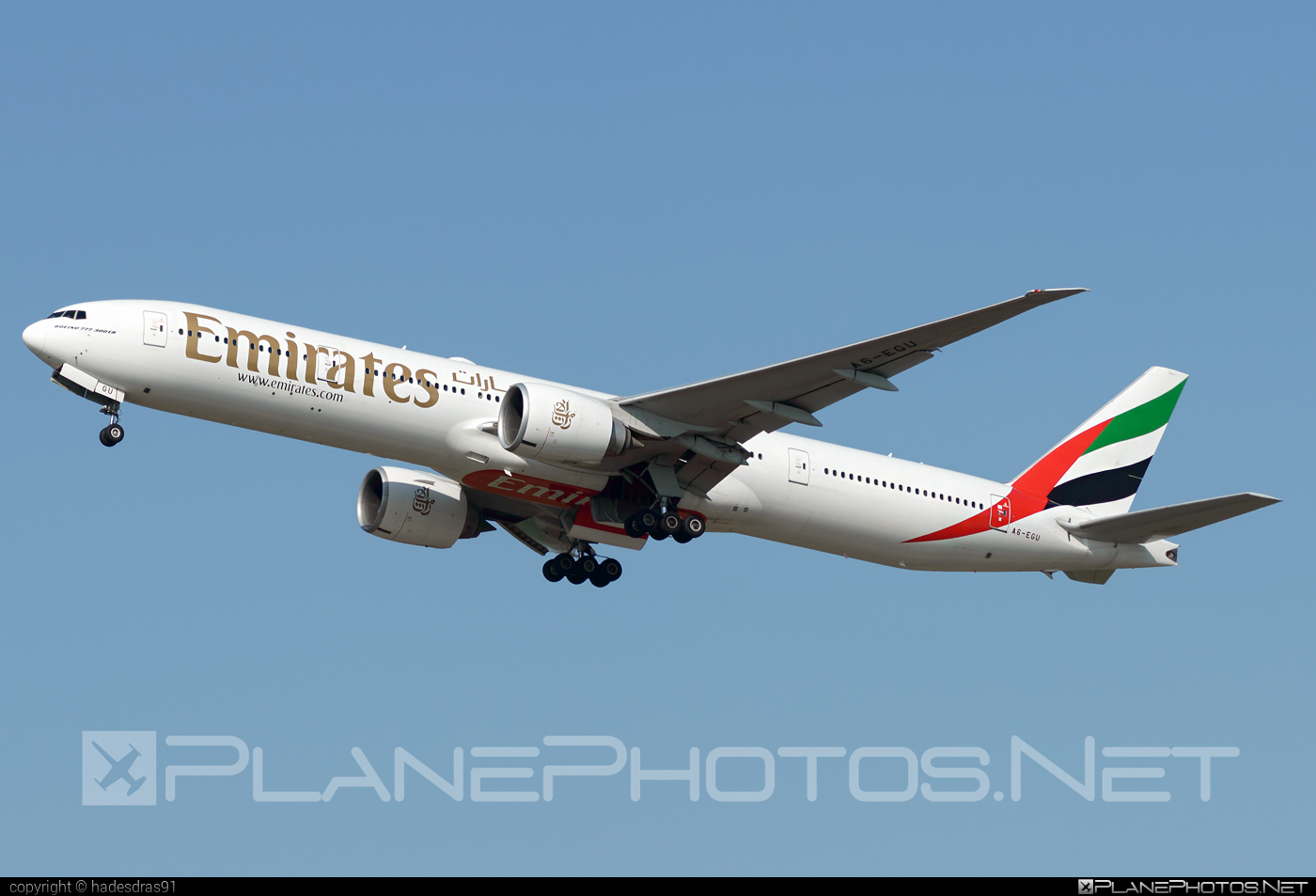 Boeing 777-300ER - A6-EGU operated by Emirates #FerencLisztIntl #b777 #b777er #boeing #boeing777 #emirates #tripleseven
