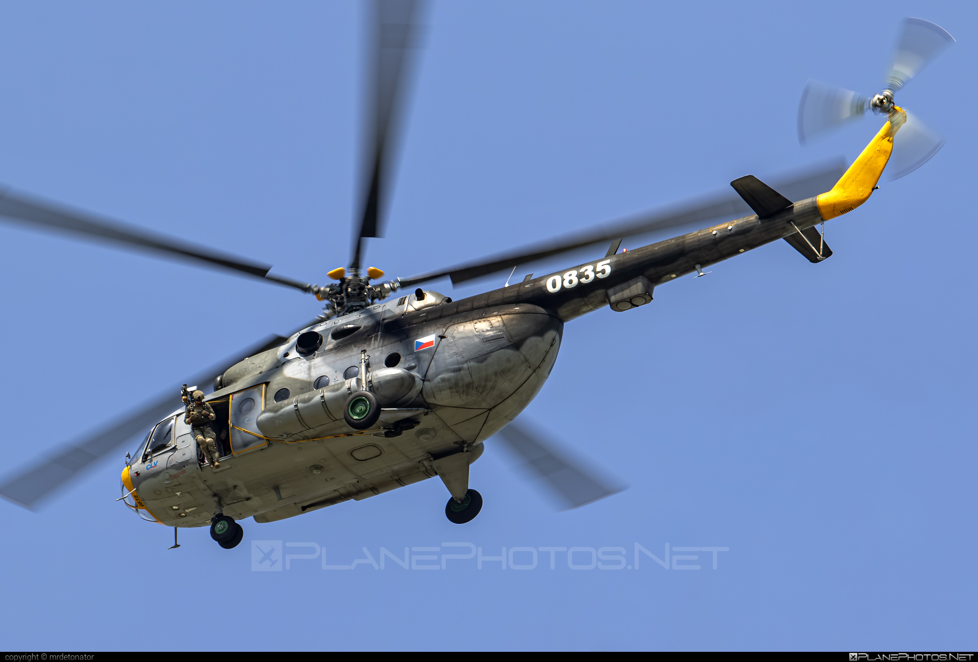 Mil Mi-17 - 0835 operated by Vzdušné síly AČR (Czech Air Force) #czechairforce #mi17 #mil #mil17 #milhelicopters #vzdusnesilyacr