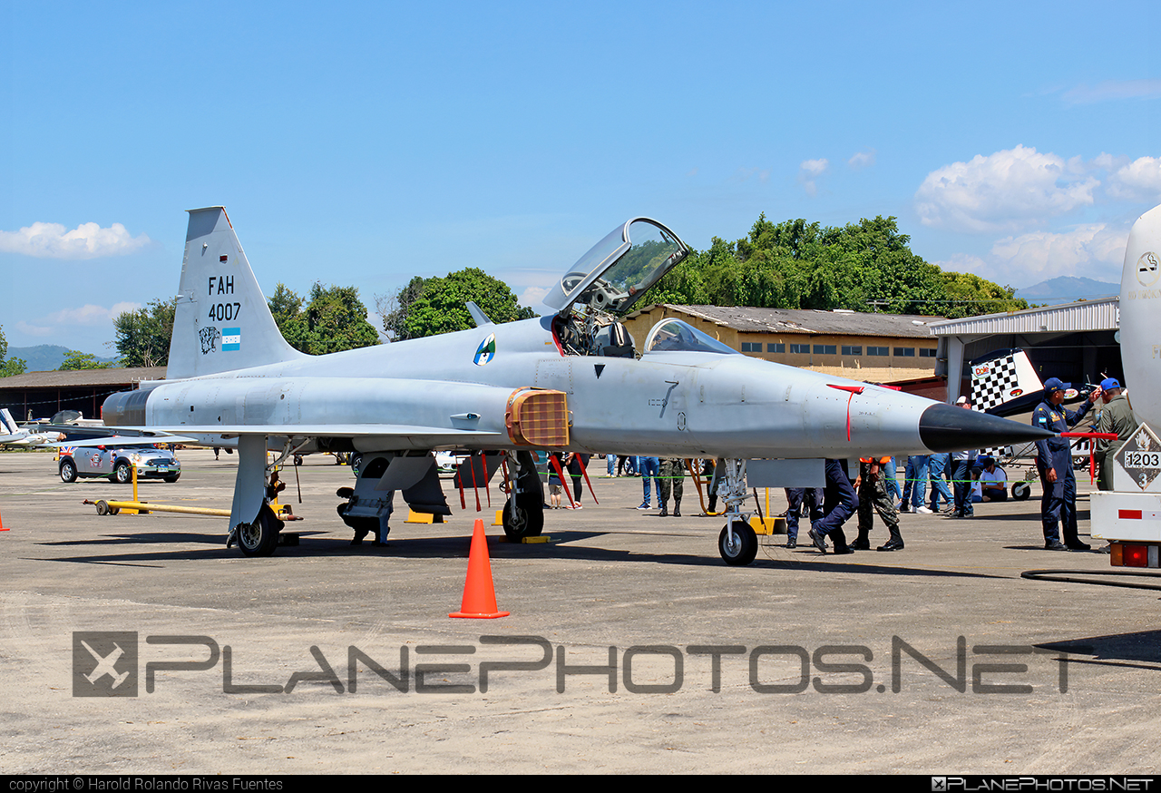 Northrop F-5E Tiger II - FAH-4007 operated by Fuerza Aérea Hondureña (Honduran Air Force) #f5etiger #fuerzaAereaHondureña #honduranAirForce #northrop #northropf5 #northropf5etiger #northropf5etigerii