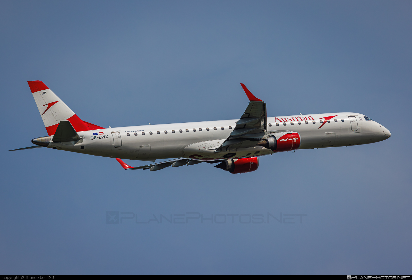 Embraer E195LR (ERJ-190-200LR) - OE-LWN operated by Austrian Airlines #austrian #austrianAirlines #e190 #e190200 #e190200lr #e195lr #embraer #embraer190200lr #embraer195 #embraer195lr