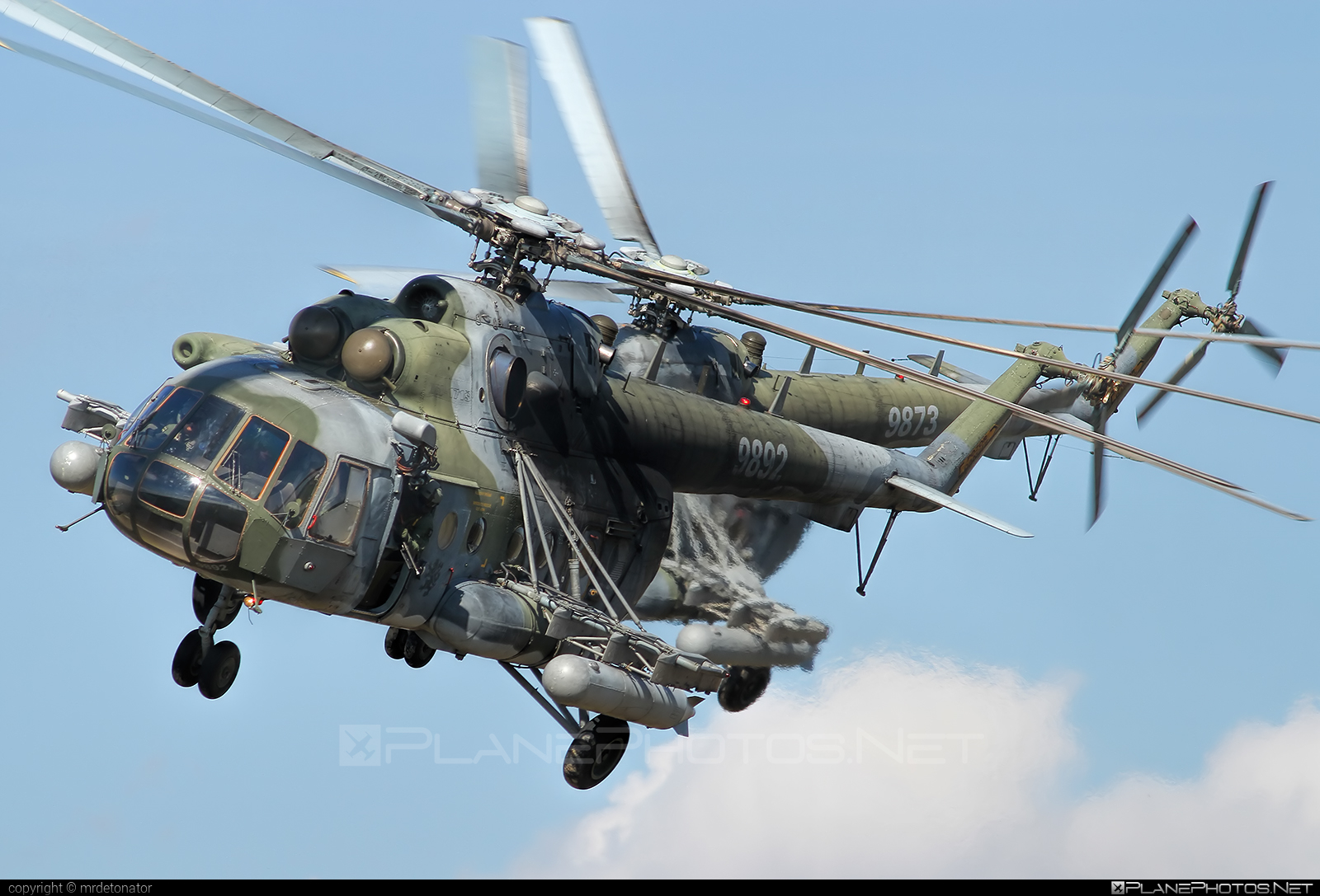 Mil Mi-171Sh - 9892 operated by Vzdušné síly AČR (Czech Air Force) #czechairforce #mi171 #mi171sh #mil #mil171 #milhelicopters #vzdusnesilyacr