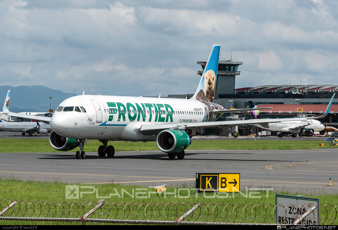 Airbus A320-214 - N235FR operated by Frontier Airlines #SanJoseJuanSantamariaIntl #a320 #a320family #airbus #airbus320