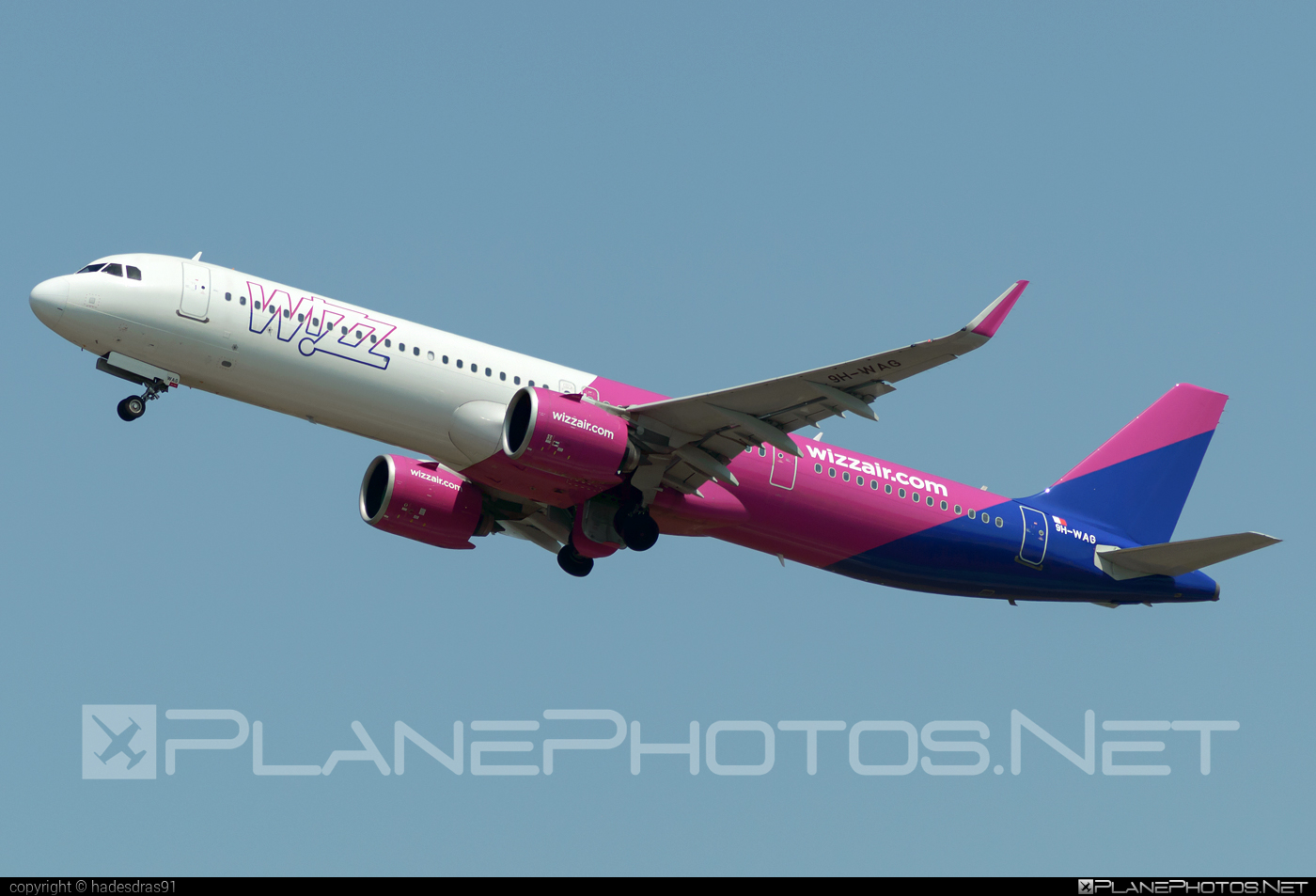 Airbus A321-271NX - 9H-WAG operated by Wizz Air #FerencLisztIntl #a320family #a321 #a321neo #airbus #airbus321 #airbus321lr #wizz #wizzair