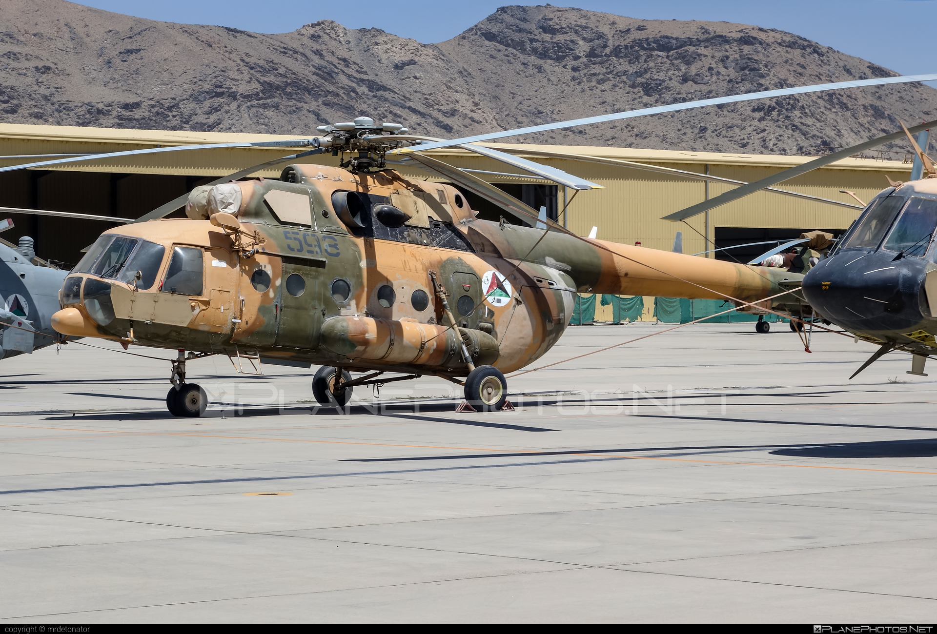 Mil Mi-171 - 593 operated by Afghan Air Force #afghanairforce #mi171 #mil #mil171 #milhelicopters