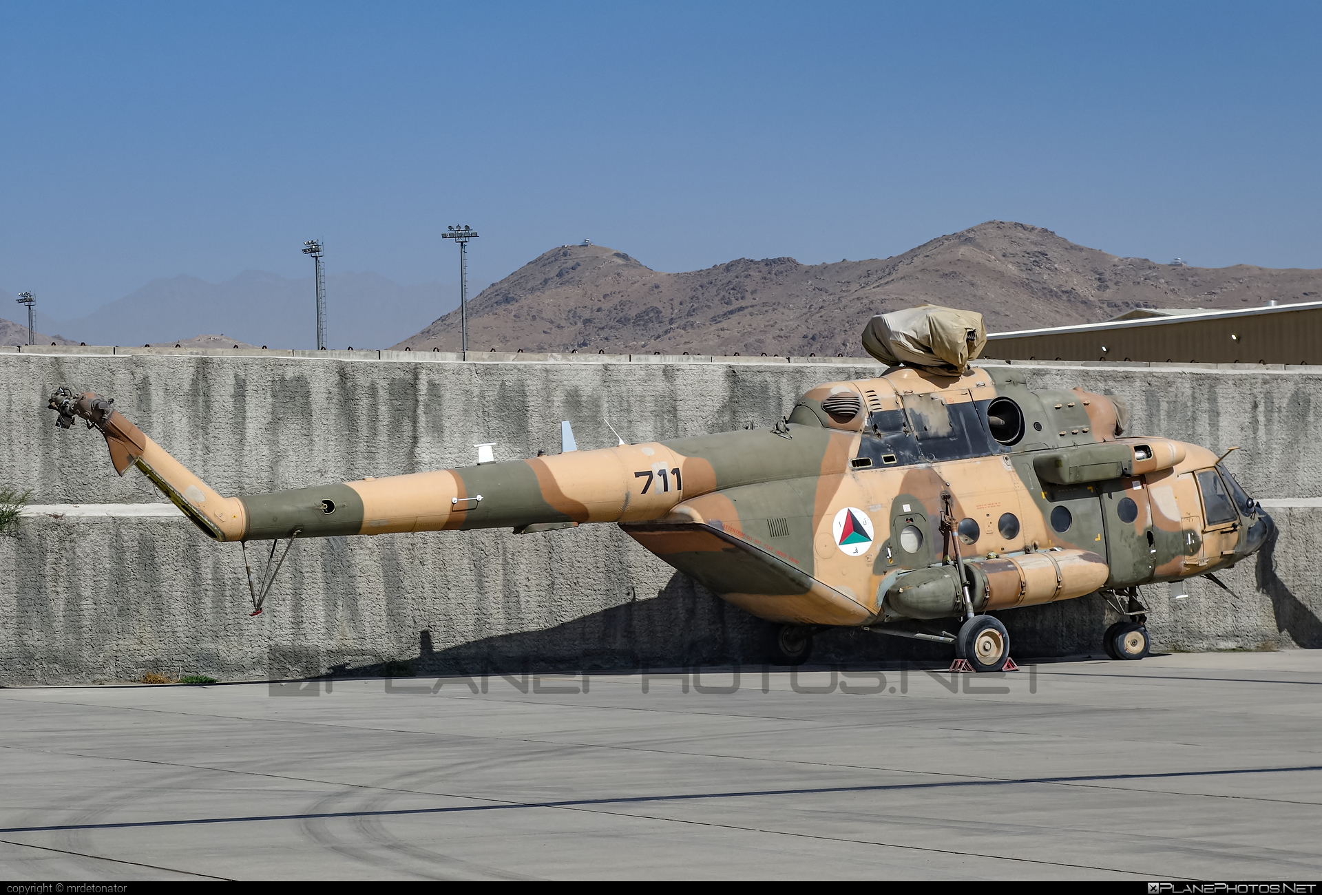Mil Mi-17V-5 - 711 operated by Afghan Air Force #afghanairforce #mi17 #mi17v5 #mil #mil17 #milhelicopters
