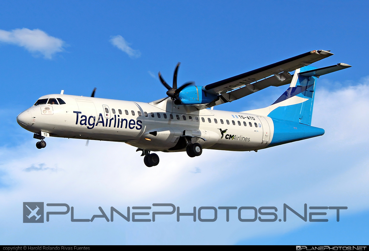 ATR 72-212A - TG-ATD operated by TAG Airlines (Transportes Aéreos Guatemaltecos) #TegucigalpaToncontinIntl #atr #atr72 #atr72212a #atr72500 #tagAirlines #transportesAereosGuatemaltecos