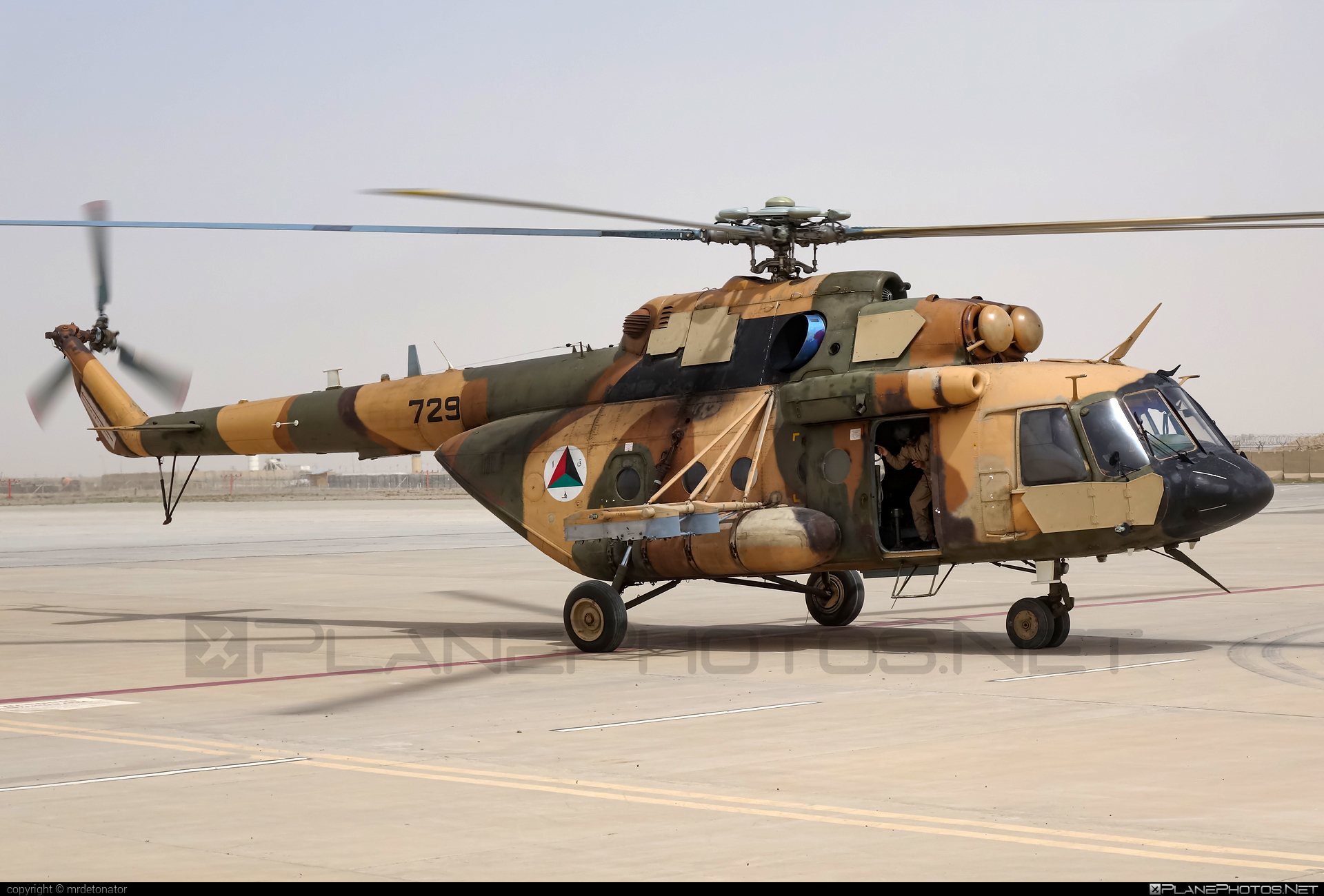 Mil Mi-17V-5 - 729 operated by Afghan Air Force #afghanairforce #mi17 #mi17v5 #mil #mil17 #milhelicopters