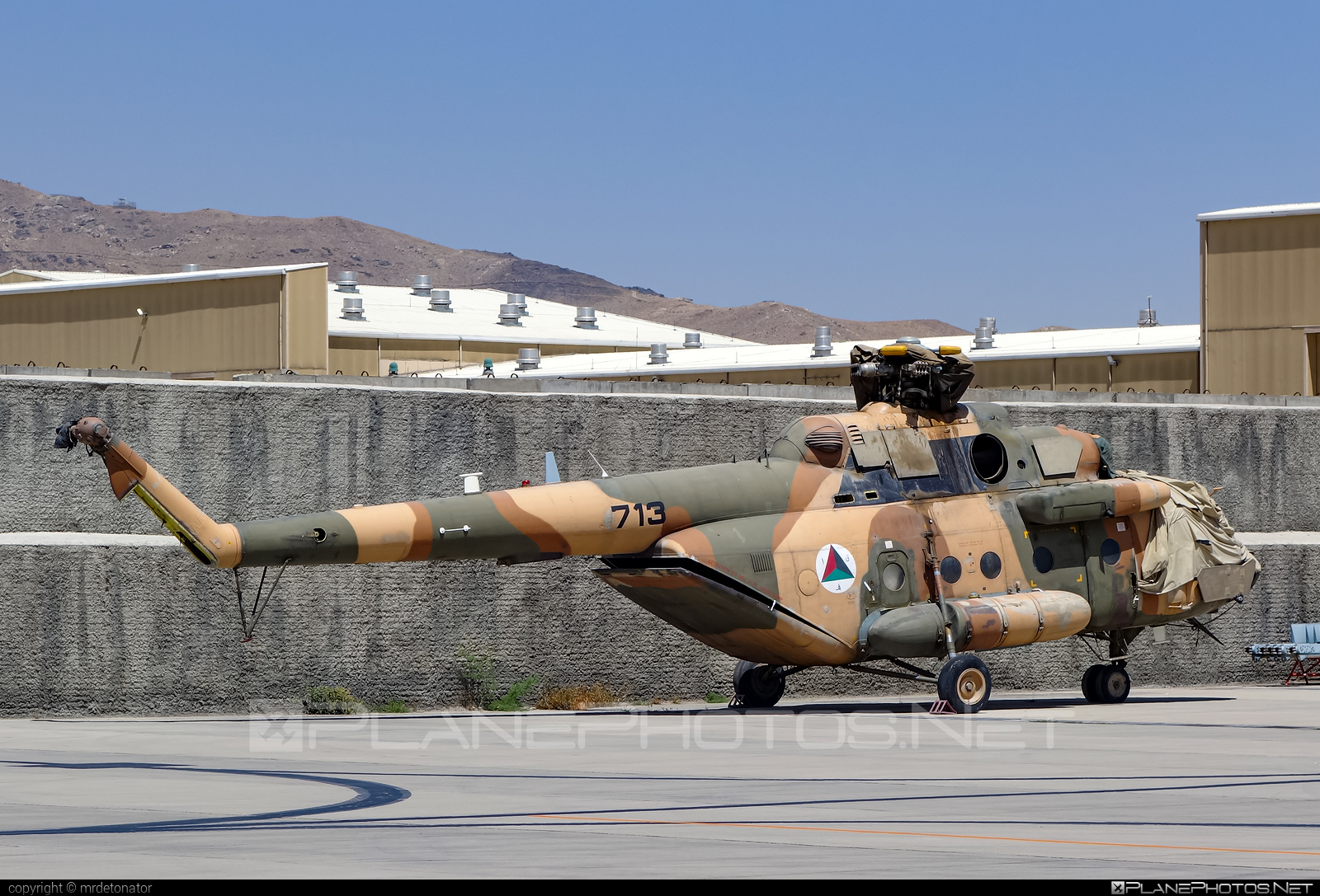 Mil Mi-17V-5 - 713 operated by Afghan Air Force #afghanairforce #mi17 #mi17v5 #mil #mil17 #milhelicopters