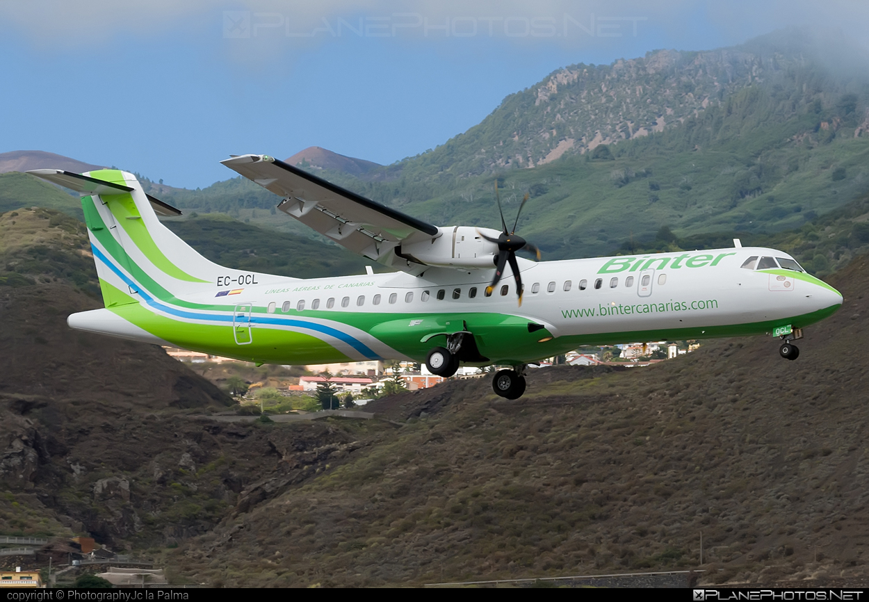ATR 72-600 - EC-OCL operated by Binter Canarias #BinterCanarias #atr #atr72 #atr72600