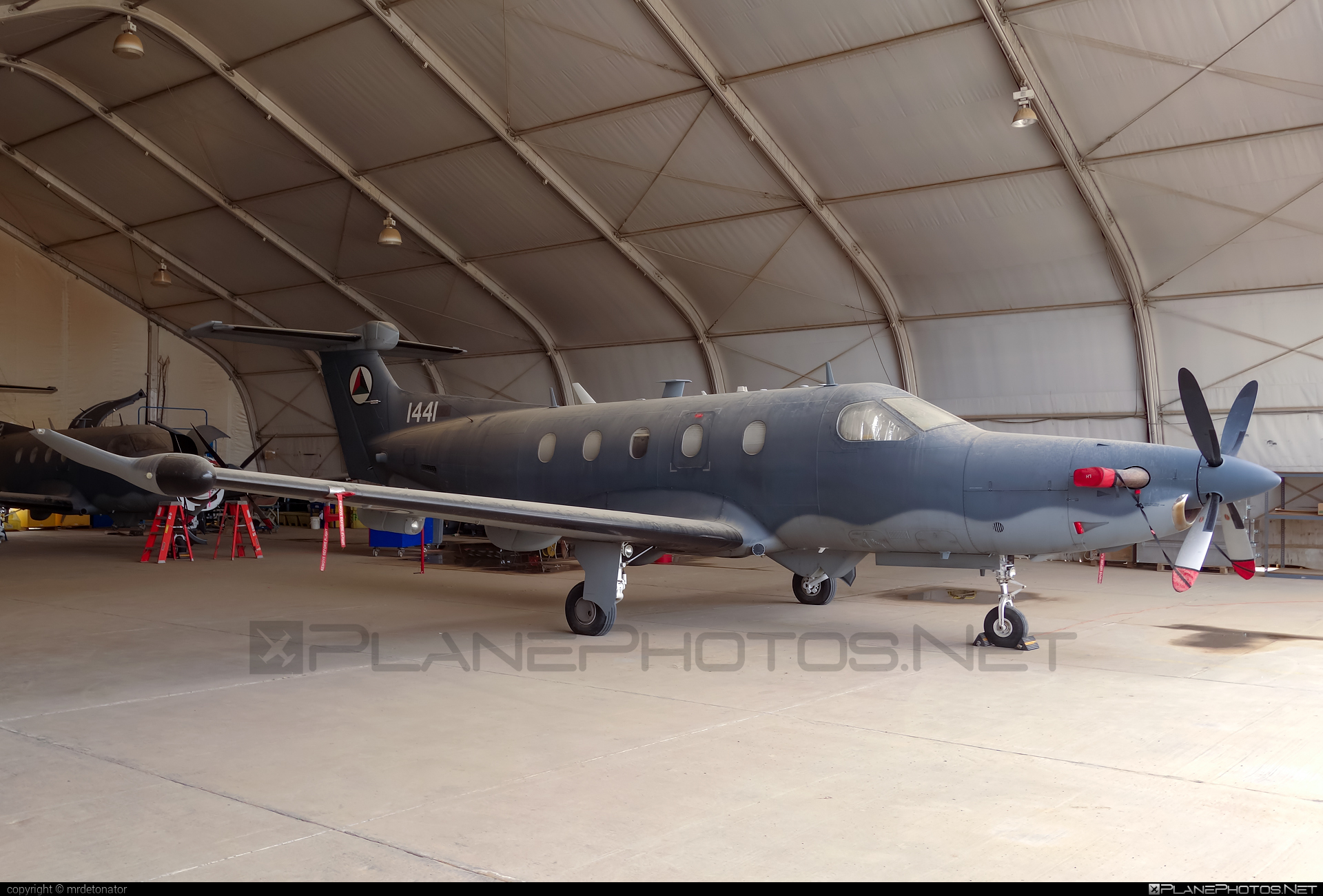 Pilatus PC-12 - YA1441 operated by Afghan Air Force #afghanairforce #pc12 #pilatus #pilatuspc12