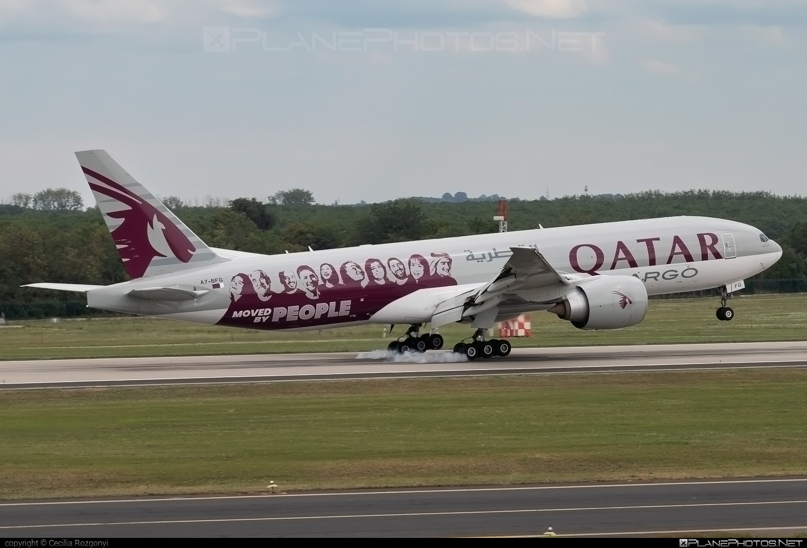Boeing 777F - A7-BFG operated by Qatar Airways Cargo #FerencLisztIntl #b777 #b777f #b777freighter #boeing #boeing777 #qatarairwayscargo #tripleseven