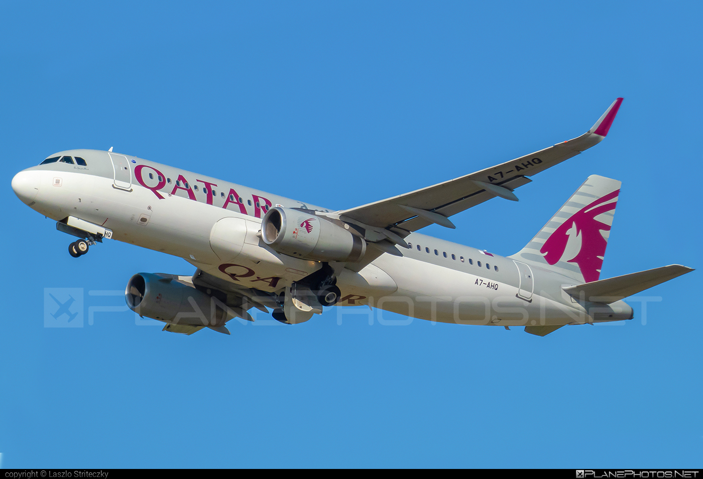Airbus A320-232 - A7-AHQ operated by Qatar Airways #FerencLisztIntl #a320 #a320family #airbus #airbus320 #qatarairways