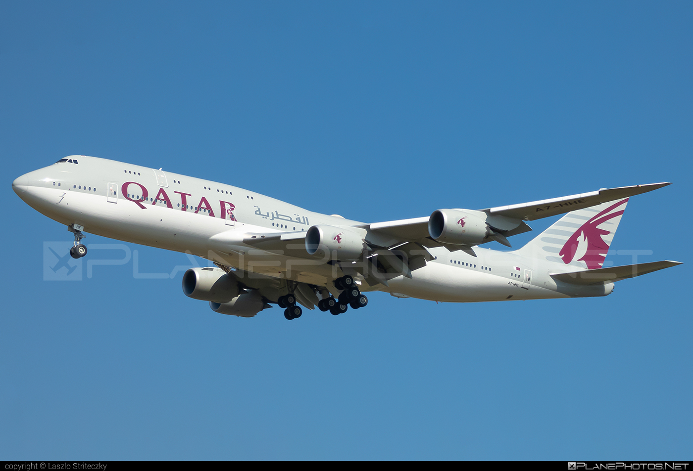 Boeing 747-8 - A7-HHE operated by Qatar Amiri Flight #FerencLisztIntl #b747 #b7478 #boeing #boeing747 #boeing7478 #jumbo #qataramiriflight