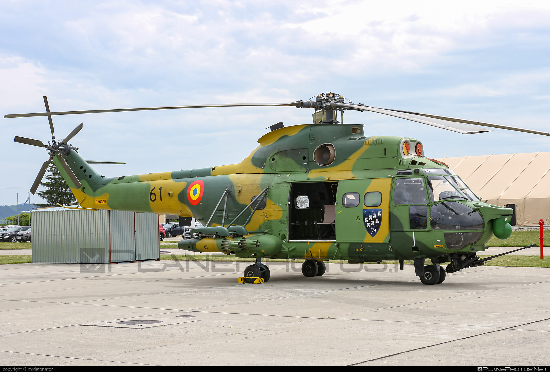 IAR 330L Puma SOCAT - 61 operated by Forţele Aeriene Române (Romanian Air Force) #forteleaerieneromane #iar #iar330 #iar330l #iar330lpuma #iar330lpumasocat #iar330puma #industriaAeronauticaRomana #romanianairforce