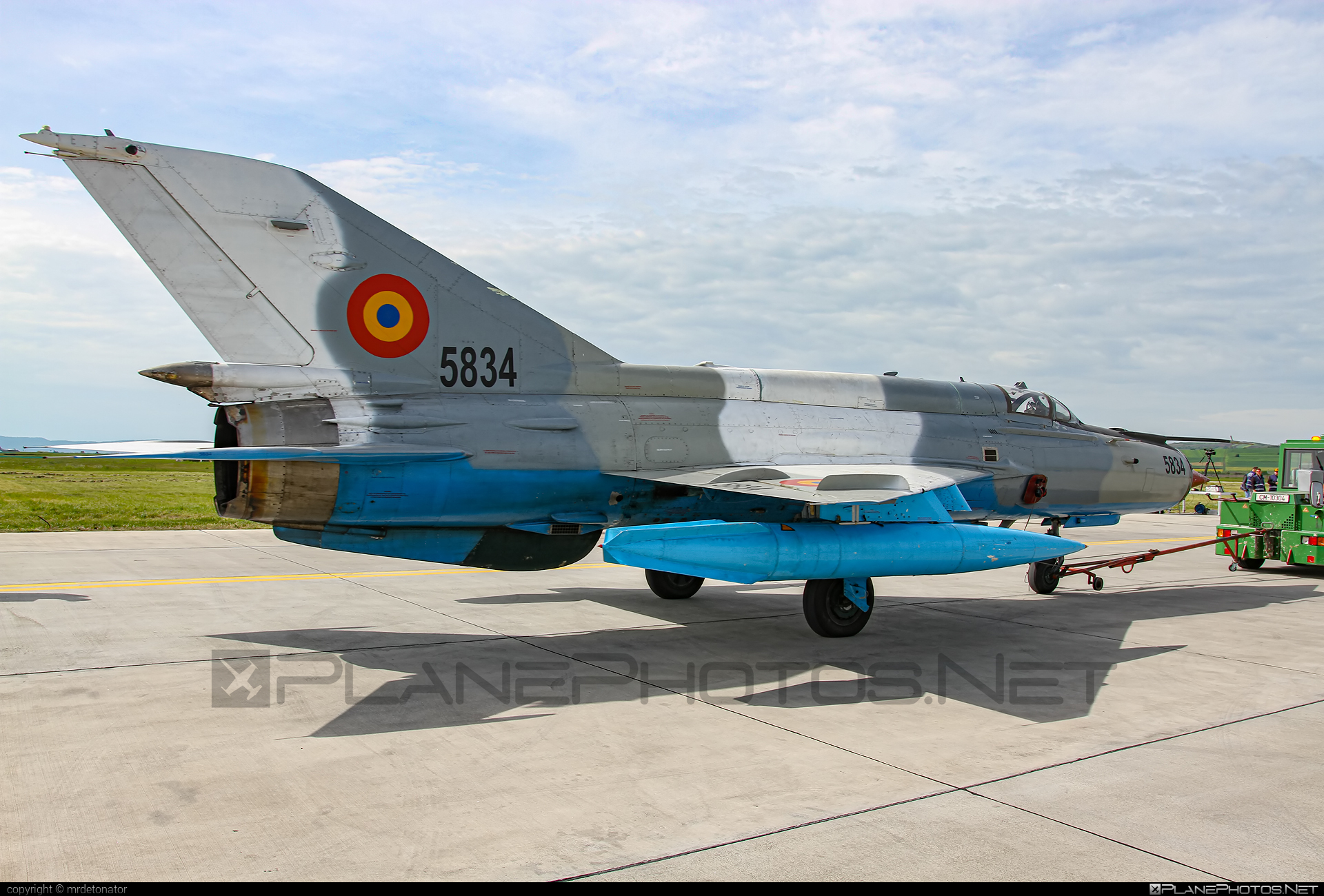 Mikoyan-Gurevich MiG-21MF - 5834 operated by Forţele Aeriene Române (Romanian Air Force) #forteleaerieneromane #mig #mig21 #mig21mf #mikoyangurevich #romanianairforce