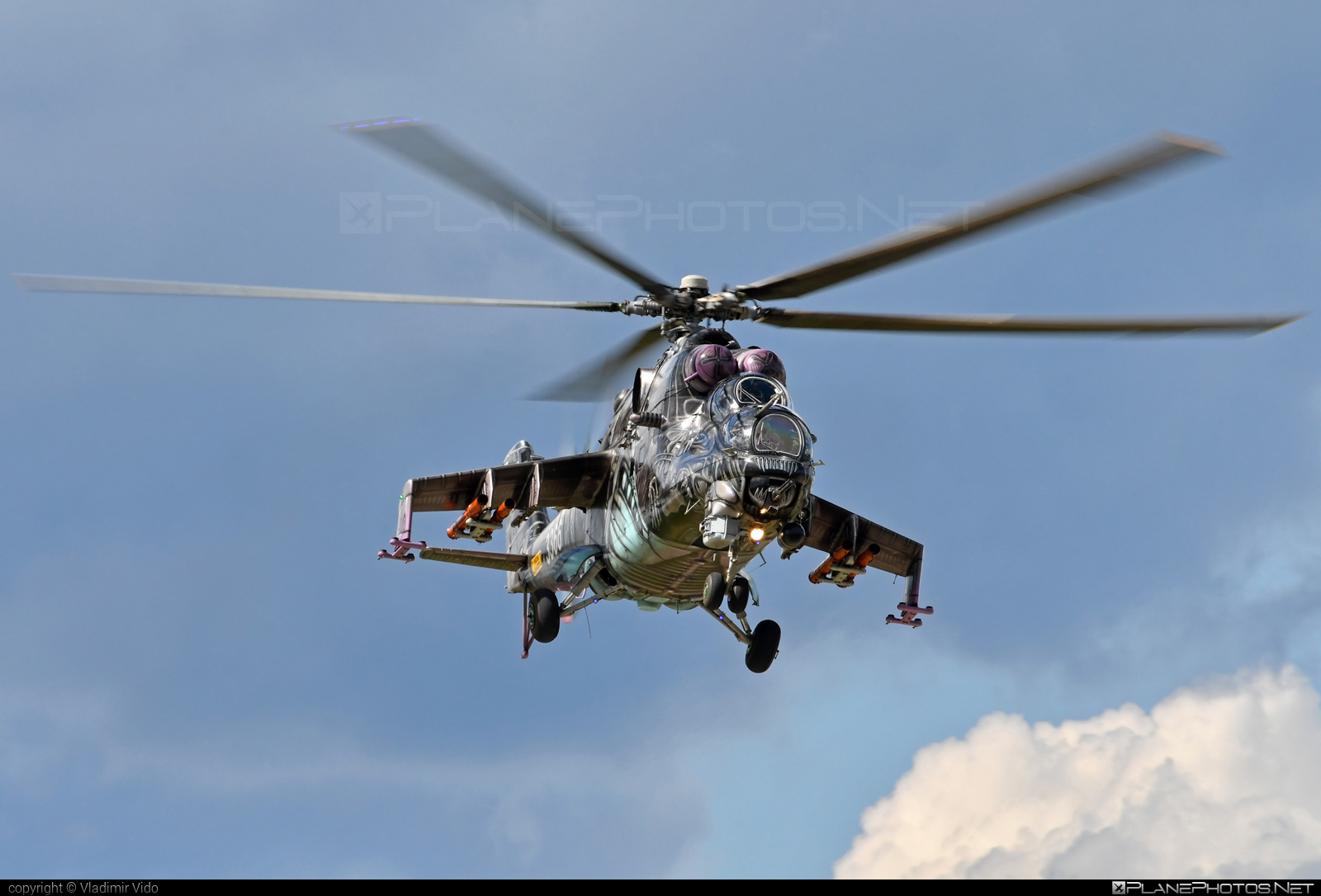 Mil Mi-35 - 3366 operated by Vzdušné síly AČR (Czech Air Force) #czechairforce #mi35 #mil #milhelicopters #siaf2023 #vzdusnesilyacr