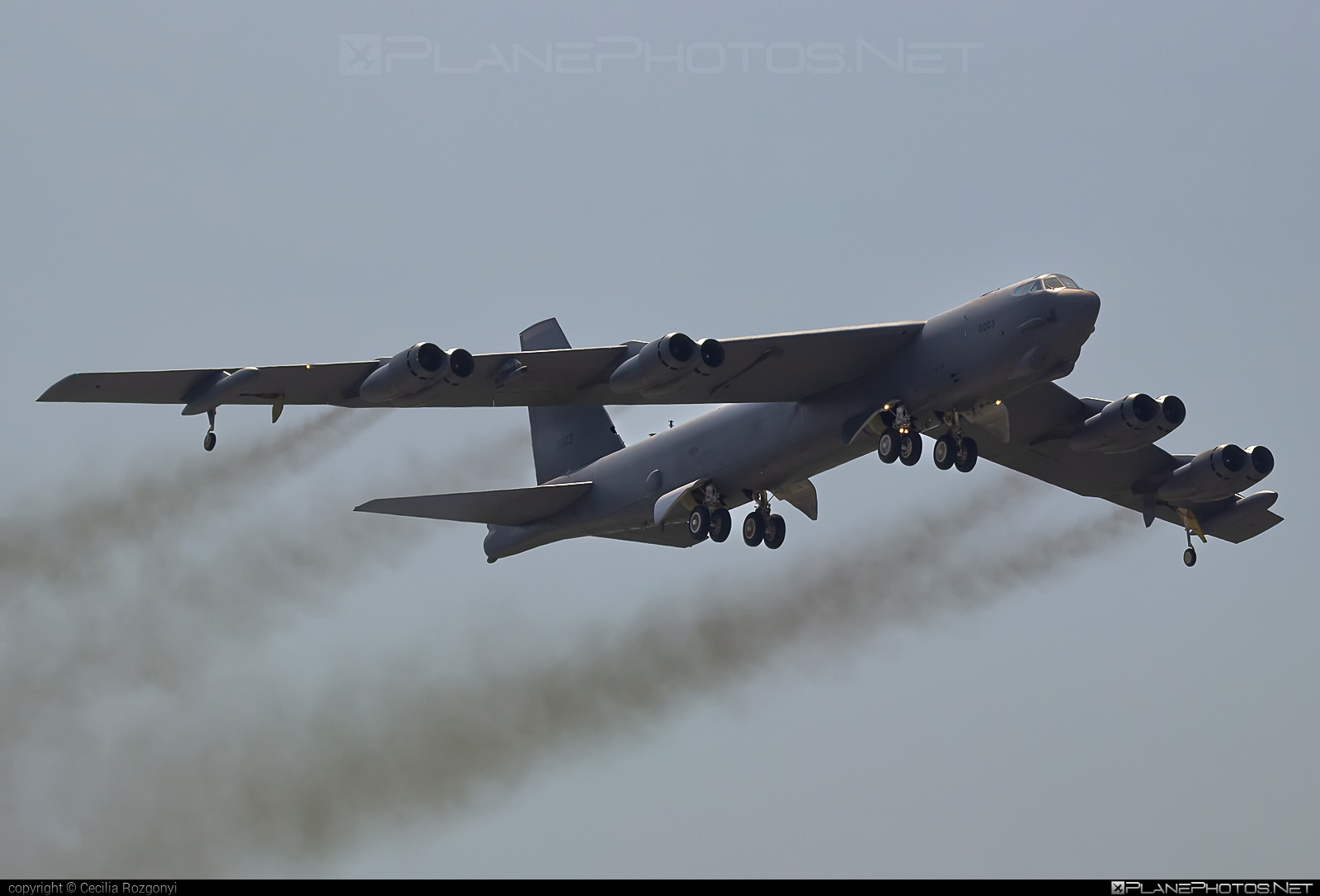 Boeing B-52H Stratofortress - 60-0003 operated by US Air Force (USAF) #b52 #boeing #stratofortress #usaf #usairforce