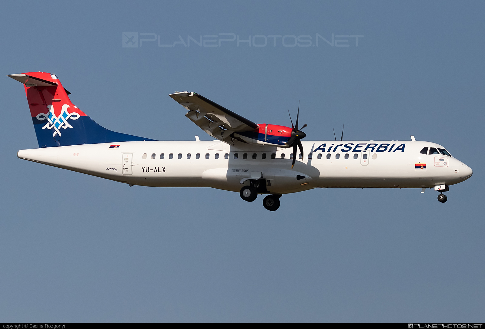 ATR 72-212A - YU-ALX operated by Air Serbia #atr #atr72 #atr72212a #atr72500