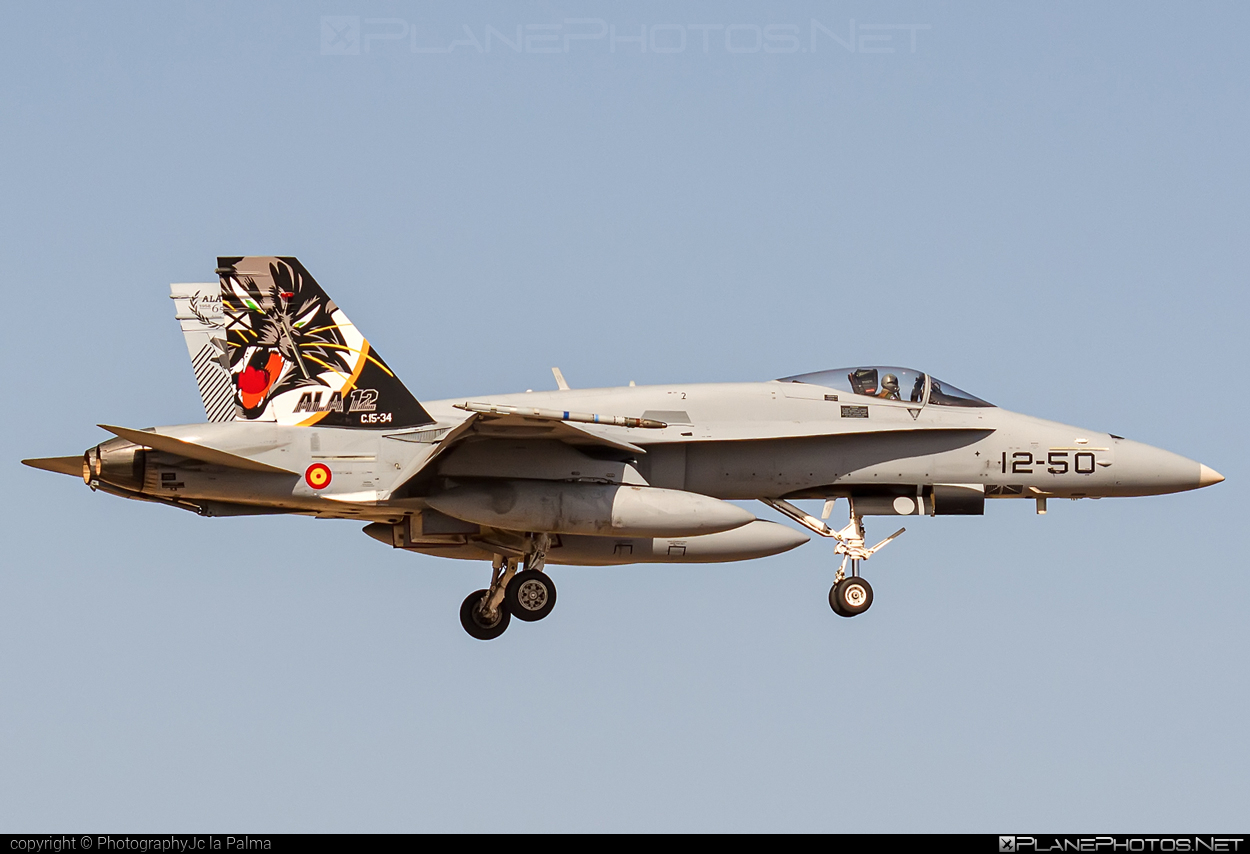 McDonnell Douglas EF-18M Hornet - C.15-34 operated by Ejército del Aire (Spanish Air Force) #ef18m #ejercitoDelAire #f18 #f18hornet #mcDonnellDouglas #spanishAirForce