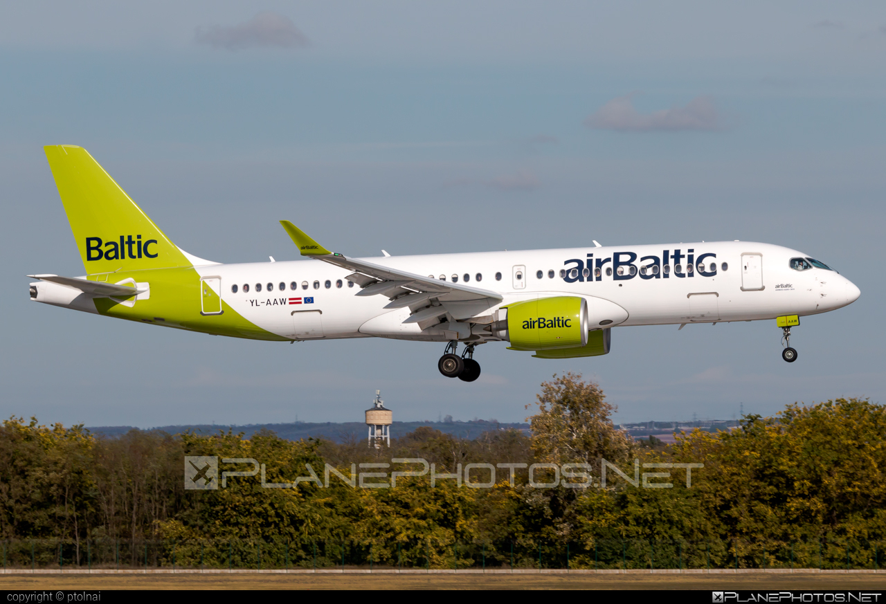 Airbus A220-300 - YL-AAW operated by Air Baltic #a220300 #a220family #airbaltic #airbus #cs300 #cseries #cseries300