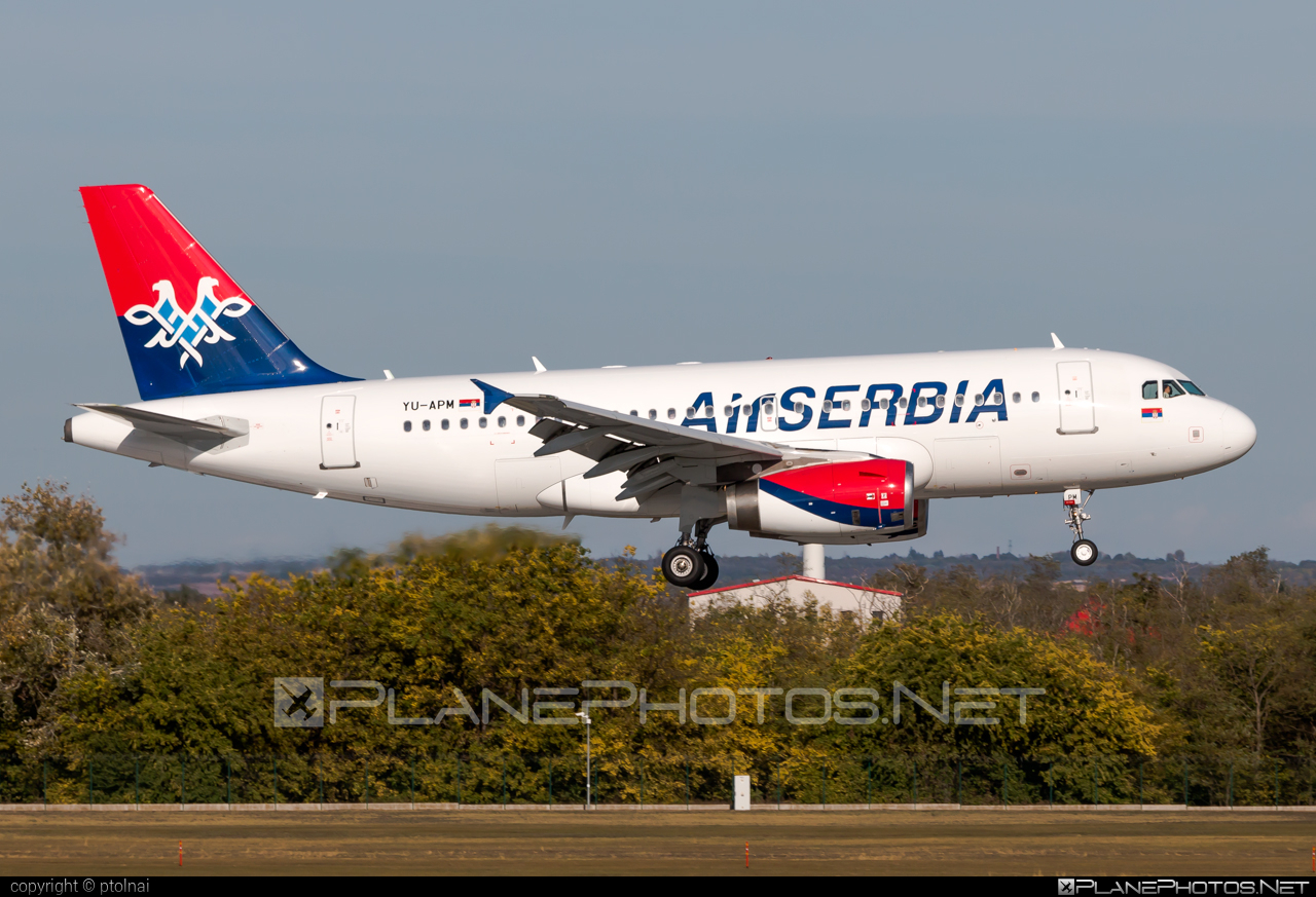 Airbus A319-132 - YU-APM operated by Air Serbia #a319 #a320family #airbus #airbus319