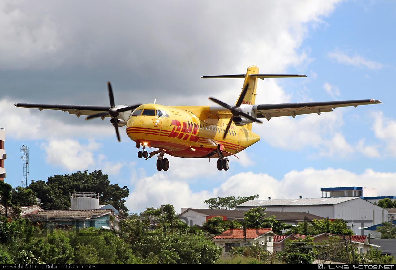 ATR 42-300F - TG-DHP operated by DHL Cargo #atr #atr42 #atr42300f
