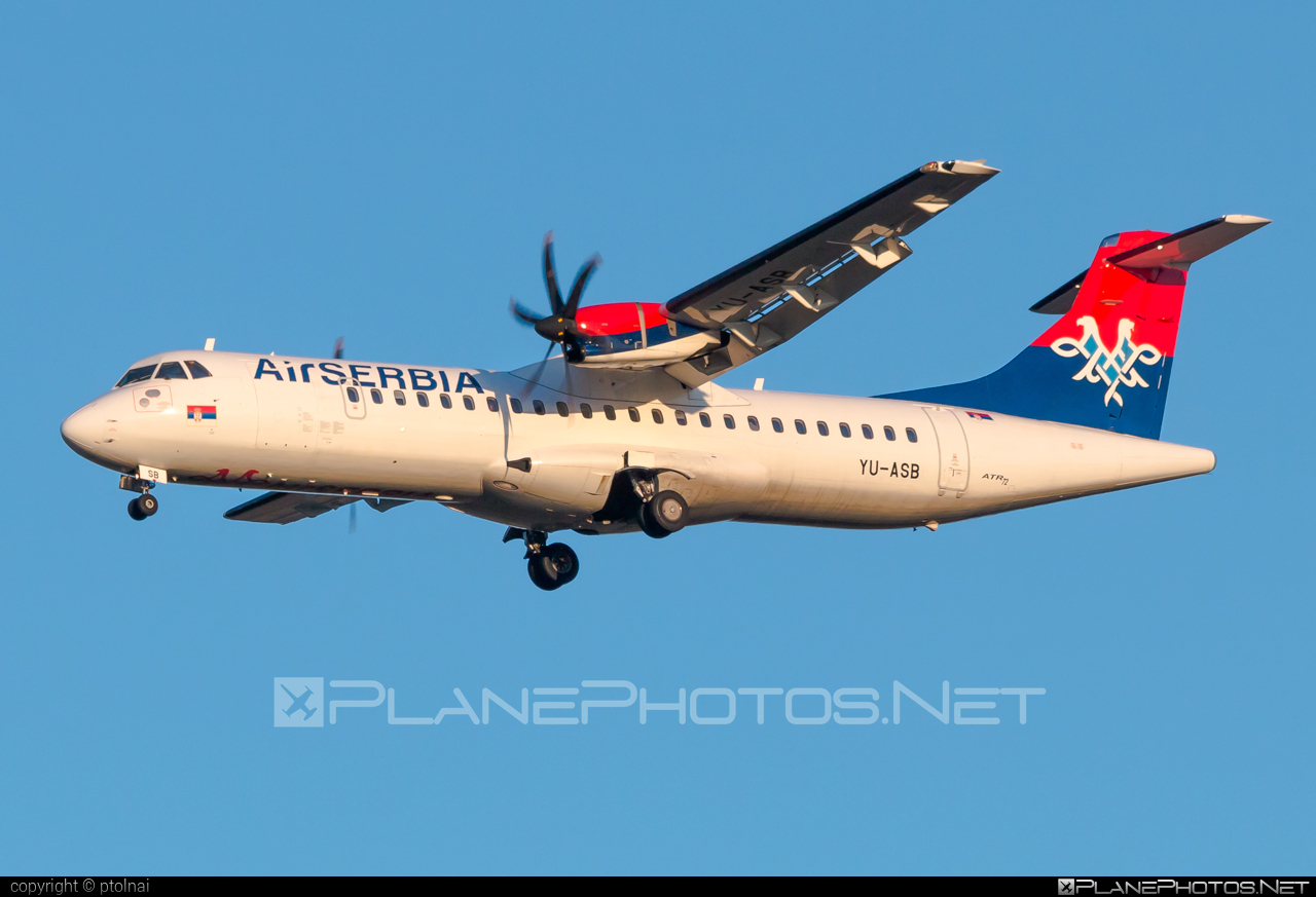 ATR 72-600 - YU-ASB operated by Air Serbia #atr #atr72 #atr72600