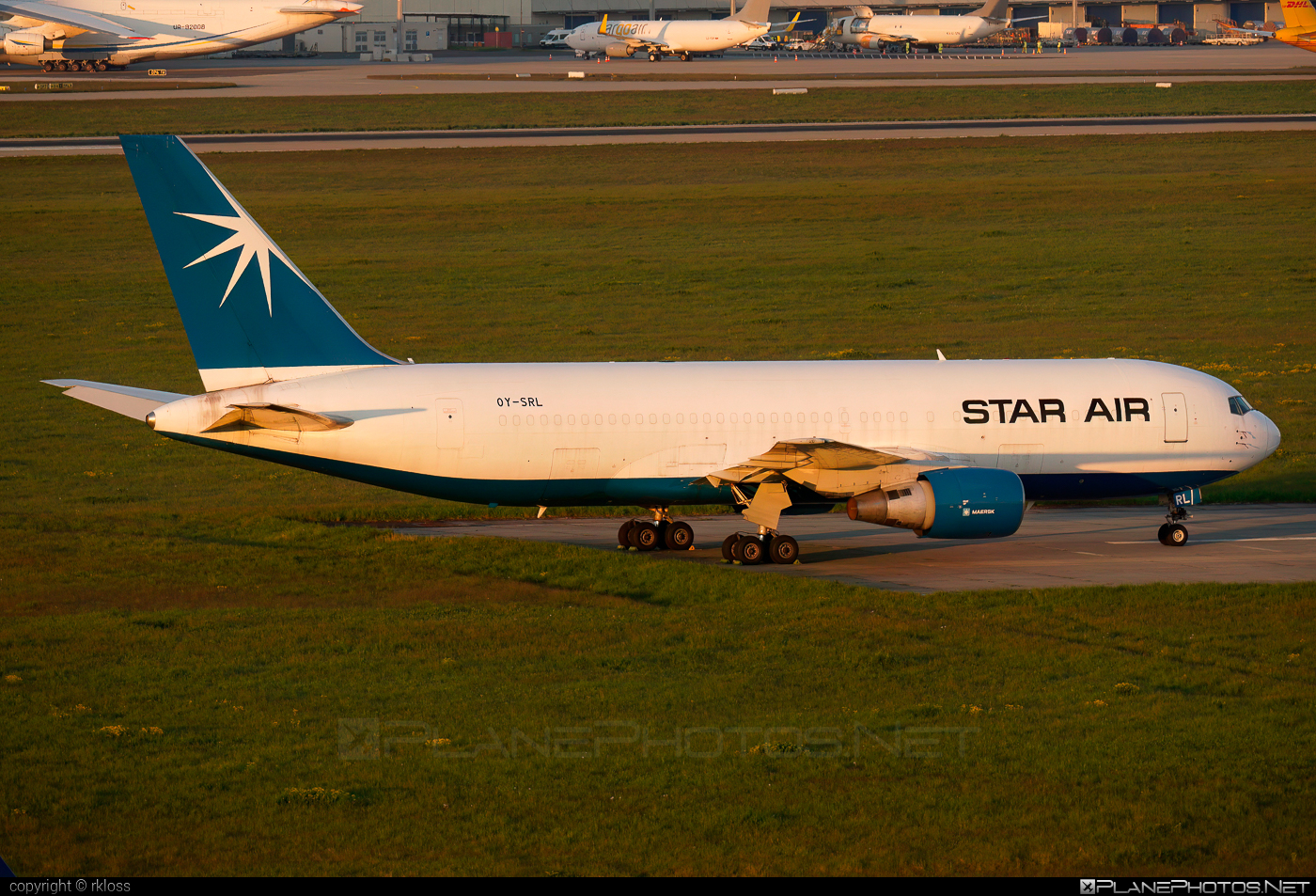 Boeing 767-200BDSF - OY-SRL operated by Star Air (SRR) #b767 #b767200bdsf #b767bdsf #bedekspecialfreighter #boeing #boeing767 #starair #starairas