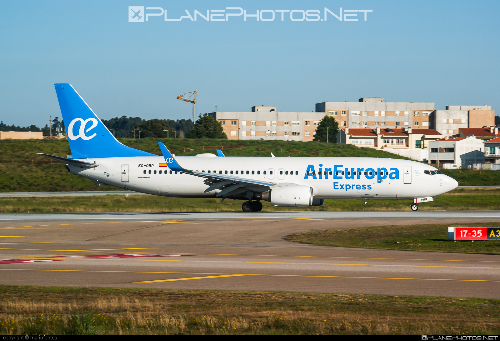 Boeing 737-800 - EC-OBP operated by Air Europa Express #b737 #b737nextgen #b737ng #boeing #boeing737