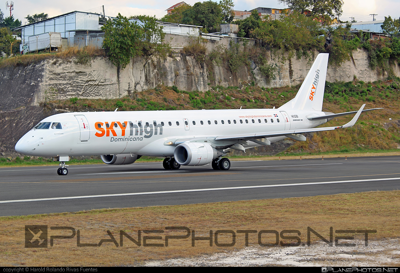 Embraer E190IGW (ERJ-190-100IGW) - HI1091 operated by SKYhigh Dominicana #e190 #e190100 #e190100igw #e190igw #embraer #embraer190 #embraer190100igw #embraer190igw #skyHighAviationServicesDominicana #skyHighDominicana