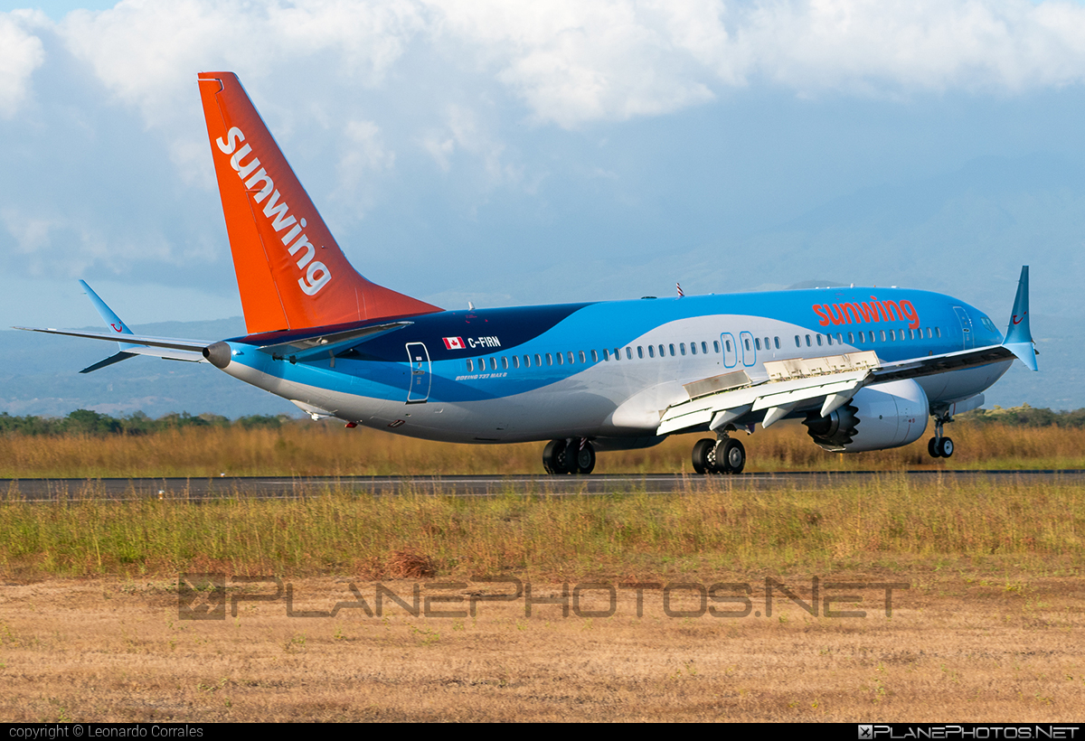 Boeing 737-8 MAX - C-FIRN operated by Sunwing Airlines #b737 #b737max #boeing #boeing737