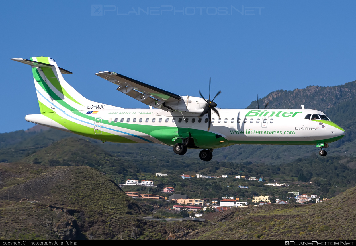 ATR 72-600 - EC-MJG operated by Binter Canarias #BinterCanarias #atr #atr72 #atr72600