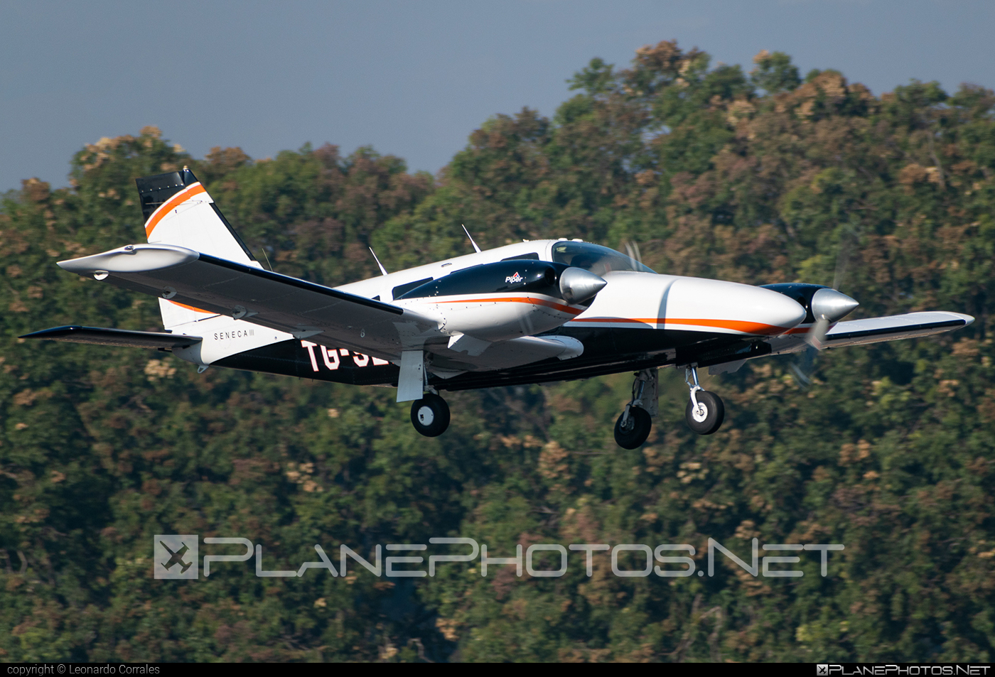 Piper PA-34-220T Seneca III - TG-SEX operated by Private operator #piper