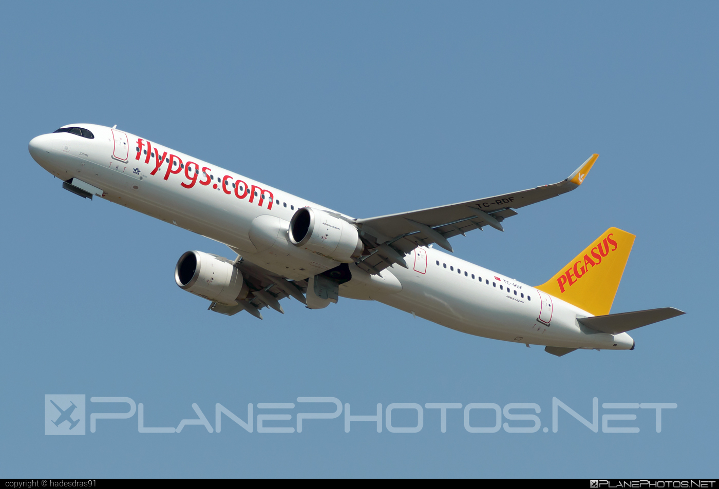Airbus A321-251NX - TC-RDF operated by Pegasus Airlines #PegasusAirlines #a320family #a321 #a321neo #airbus #airbus321 #airbus321lr #flypgs