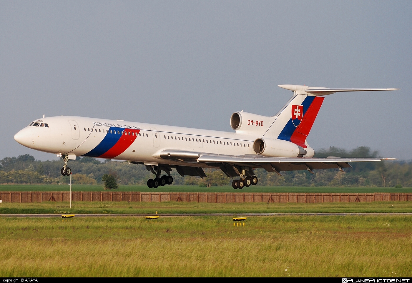 Tupolev Tu-154M - OM-BYO operated by Letecký útvar MV SR (Slovak Government Flying Service) #SlovakGovernmentFlyingService #leteckyutvarMVSR #tu154 #tu154m #tupolev