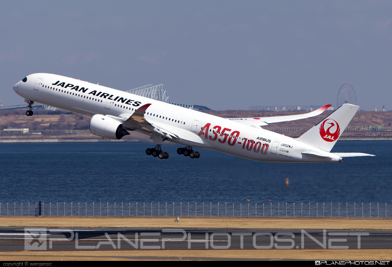 JA02WJ - Airbus A350-1041 operated by Japan Airlines (JAL) taken