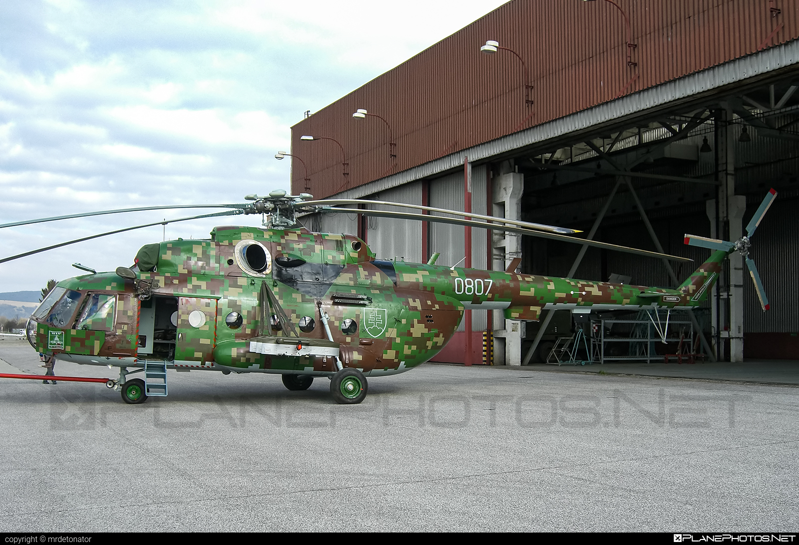 0807 - Mil Mi-17M operated by Vzdušné sily OS SR (Slovak Air Force 