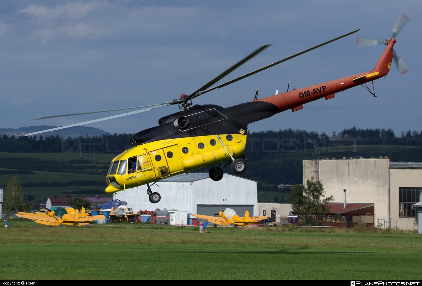 Mil Mi-8T - OM-AVP operated by UTair Europe #mi8 #mi8t #mil #milhelicopters #milmi8 #milmi8t #utair #utaireurope