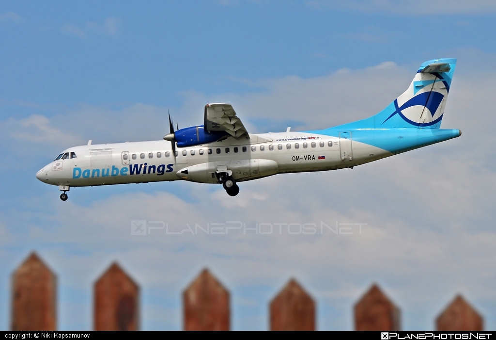 ATR 72-202 - OM-VRA operated by Danube Wings #atr