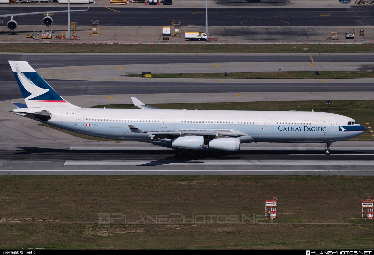 Airbus A340-313E - B-HXE operated by Cathay Pacific Airways #a340 #a340family #airbus #airbus340 #cathaypacific #cathaypacificairways