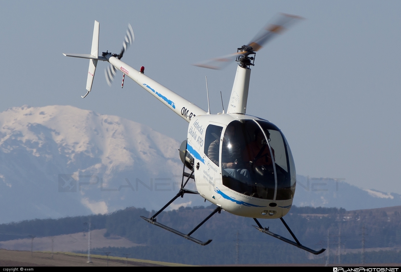 Robinson R22 Beta - OM-RZZ operated by TECH-MONT Helicopter company #robinson