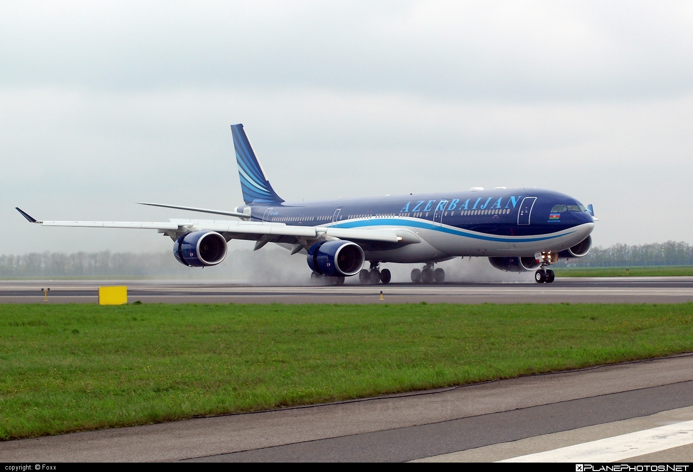 Airbus A340-542 - 4K-AZ86 operated by AZAL Azerbaijan Airlines #a340 #a340family #airbus #airbus340