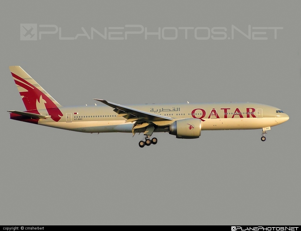 Boeing 777-200LR - A7-BBC operated by Qatar Airways #b777 #b777lr #boeing #boeing777 #qatarairways #tripleseven