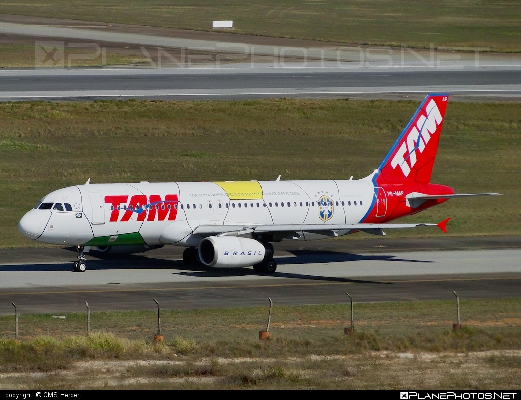 Airbus A320-232 - PR-MAP operated by TAM Linhas Aéreas #a320 #a320family #airbus #airbus320 #tam #tamairlines #tamlinhasaereas