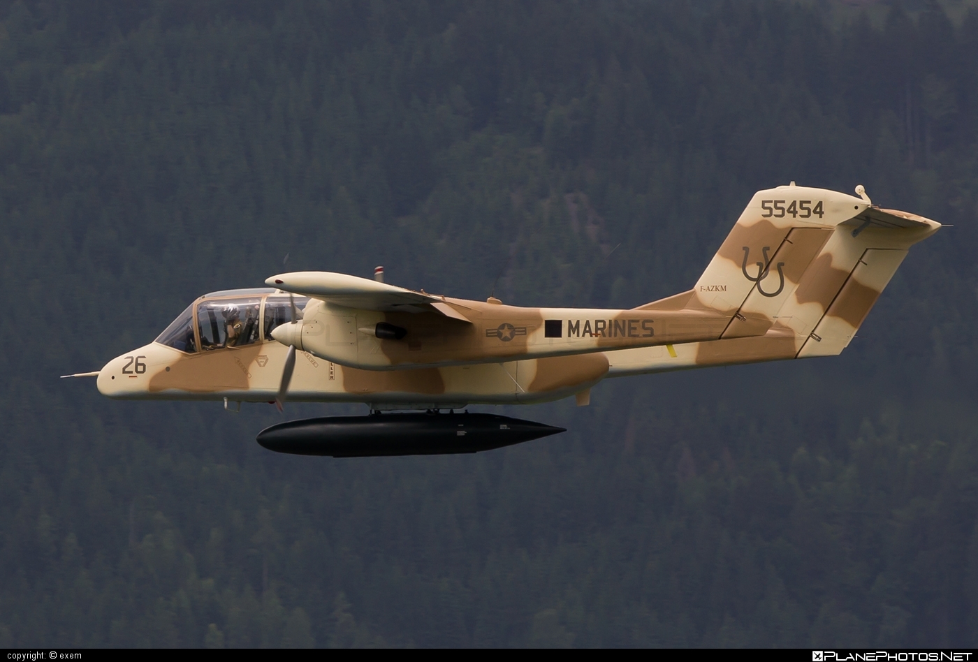 North American Rockwell OV-10B Bronco - F-AZKM operated by Private operator #airpower #airpower2013 #northamericanrockwell