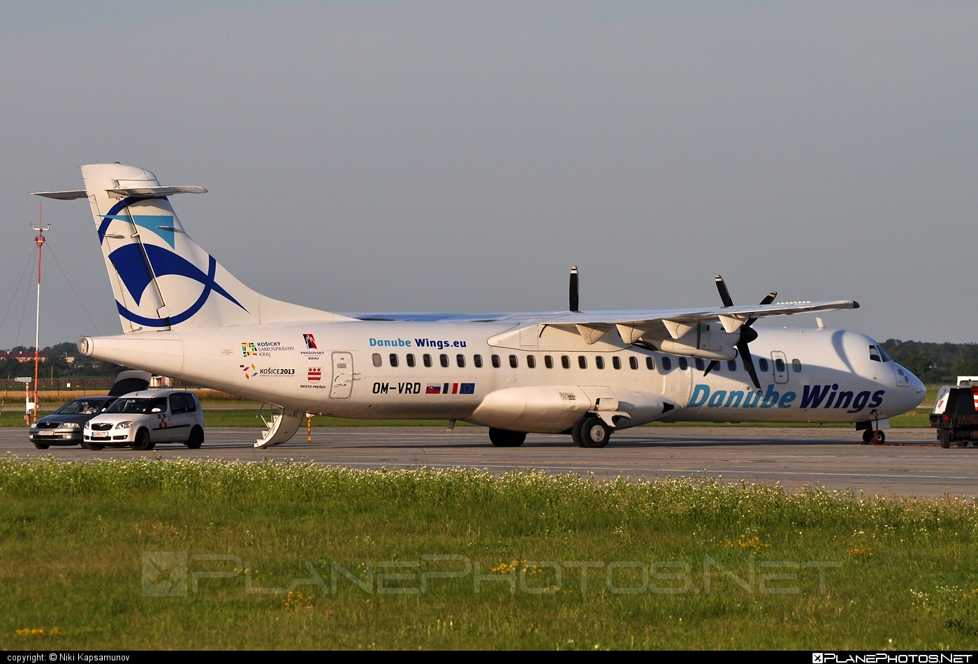 ATR 72-202 - OM-VRD operated by Danube Wings #atr