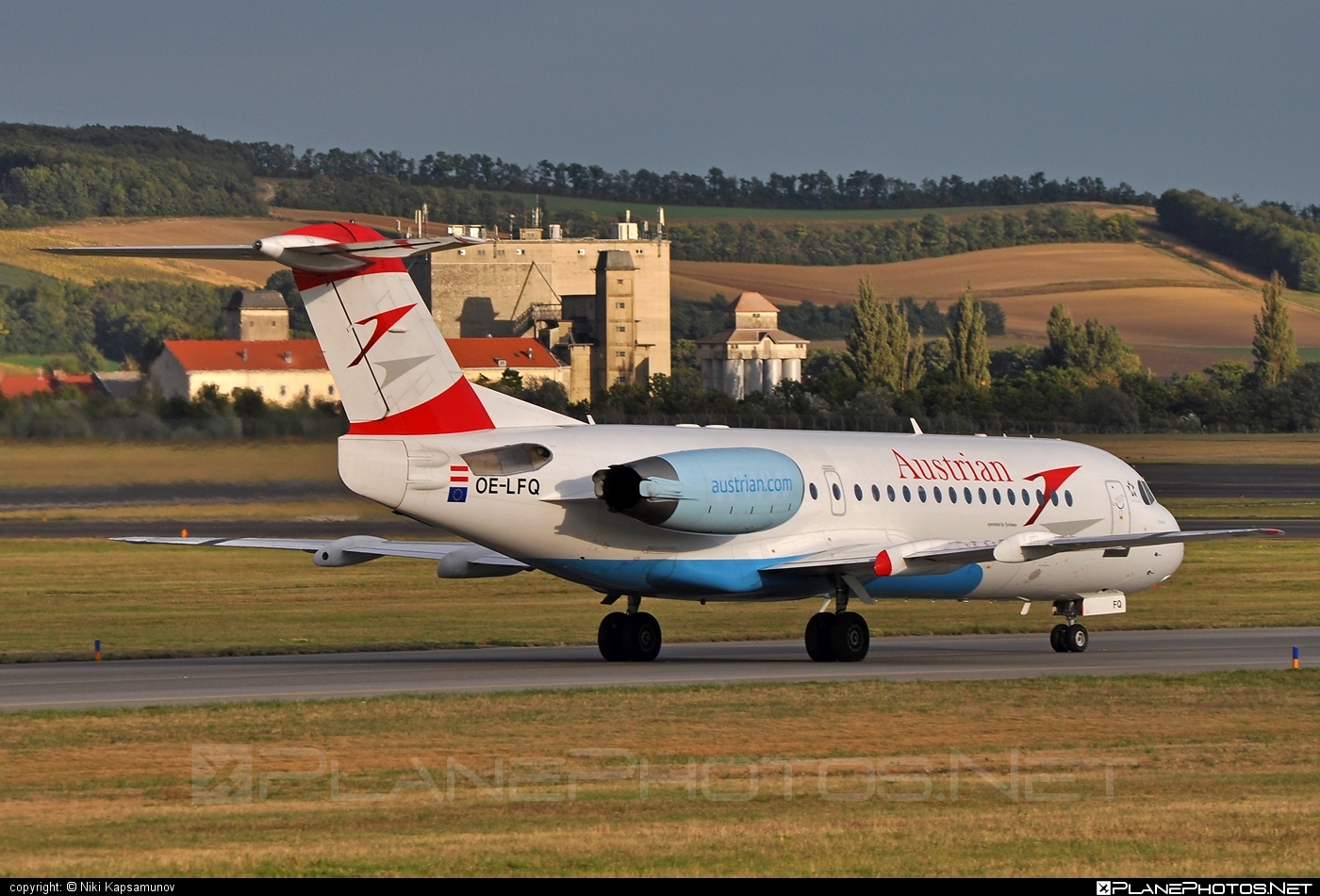 Fokker 70 - OE-LFQ operated by Austrian Airlines #austrian #austrianAirlines #fokker #fokker70