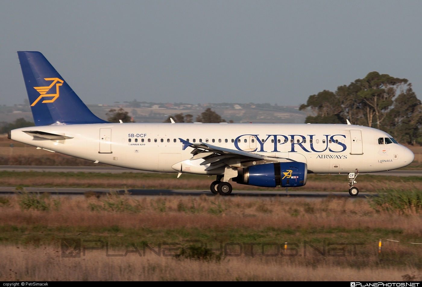 Airbus A319-132 - 5B-DCF operated by Cyprus Airways #CyprusAirways #a319 #a320family #airbus #airbus319