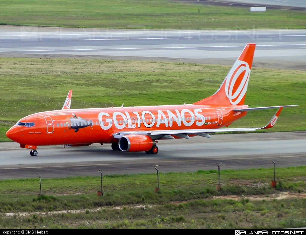 Boeing 737-800 - PR-GTF operated by GOL Linhas Aéreas Inteligentes #b737 #b737nextgen #b737ng #boeing #boeing737