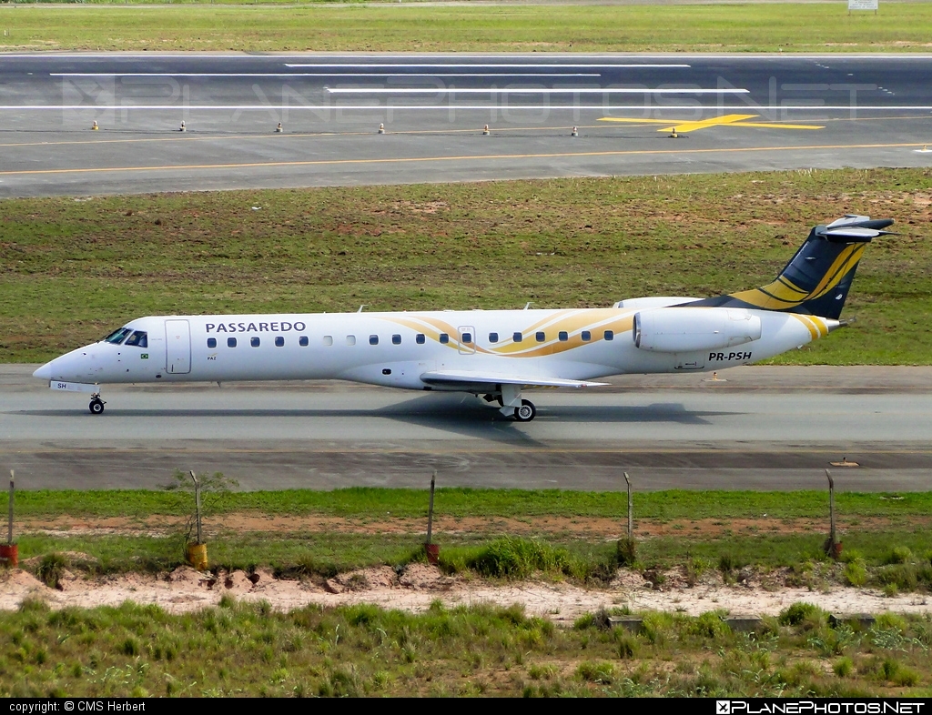 Embraer ERJ-145LR - PR-PSH operated by Passaredo Linhas Aéreos #embraer